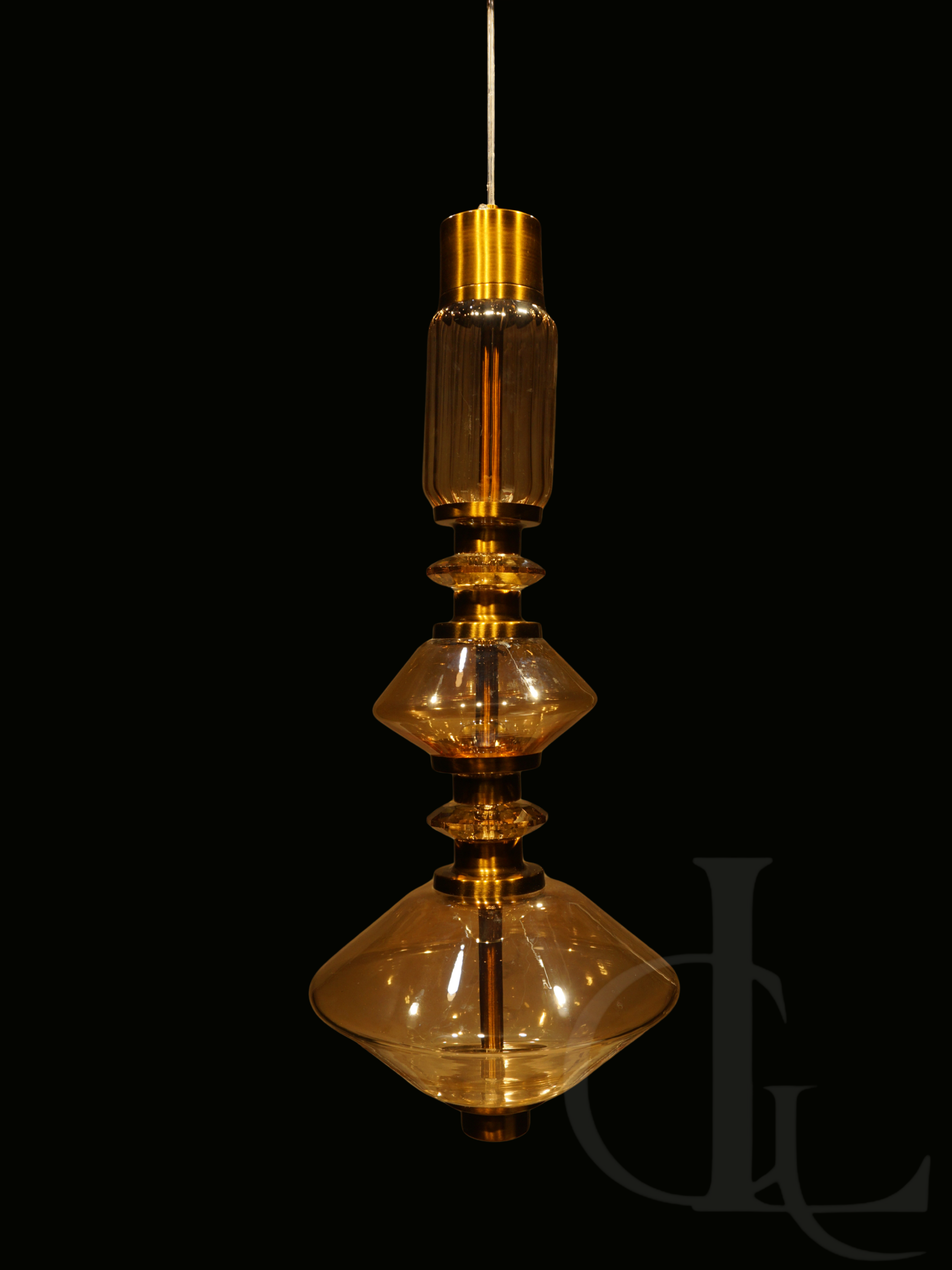 Amber Drift Pendant Light